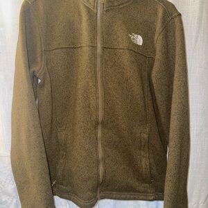 The North Face Olive Green Fleece Jacket. Men’s M. Women’s L.